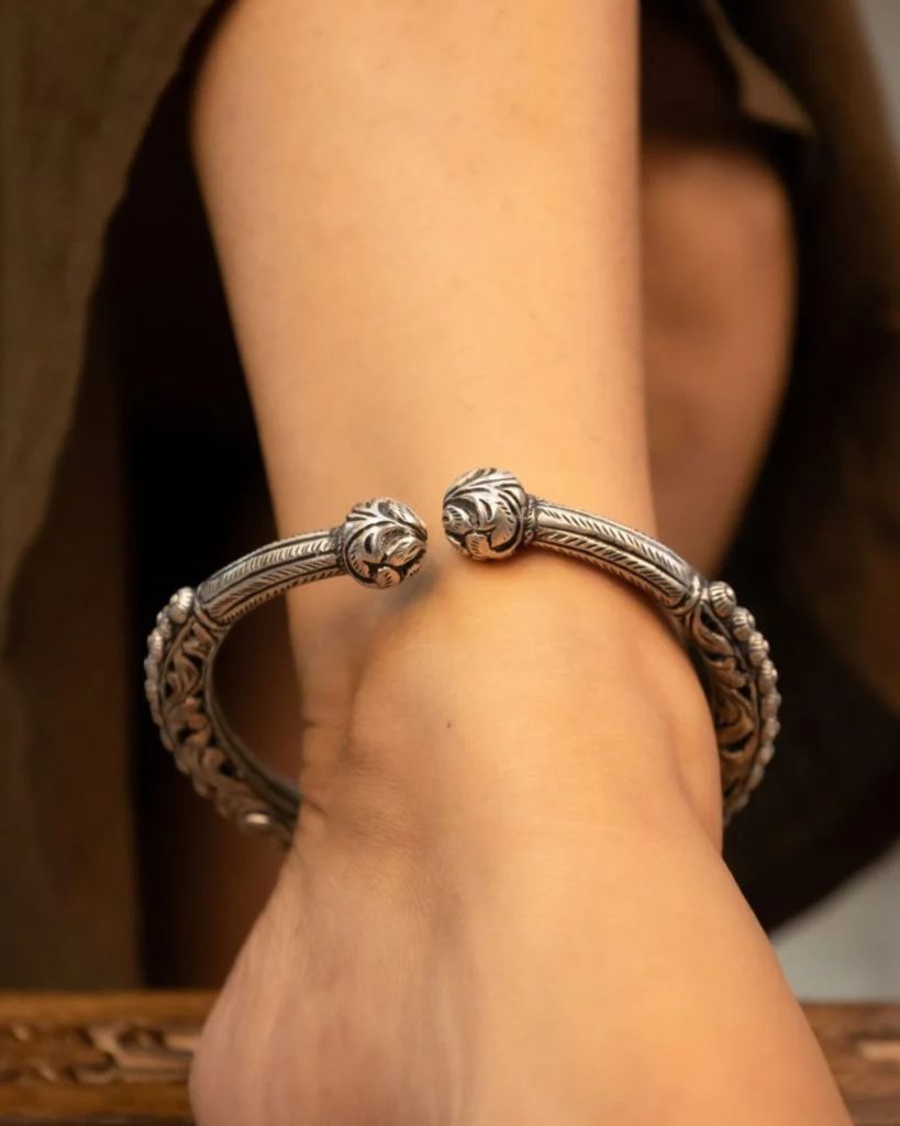 Elemental Engraved Statement Ankle Cuff