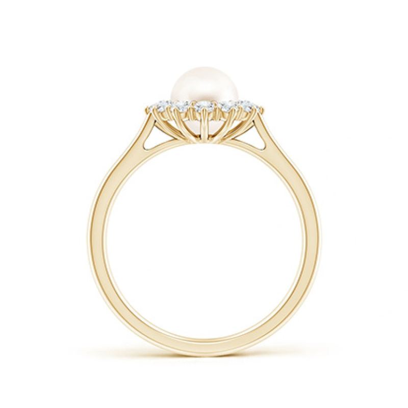 Eira Pearl Ring – 24 Carat Pure Gold