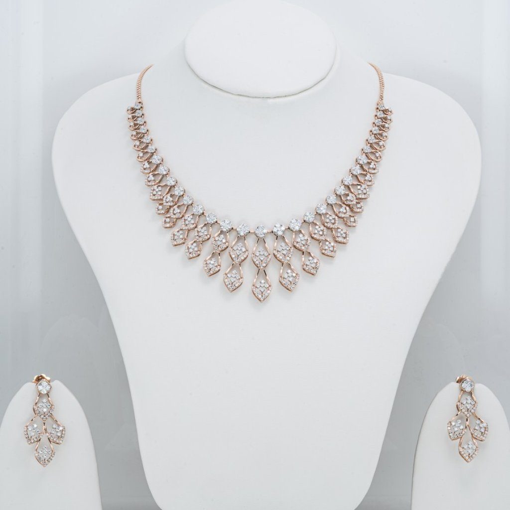  Dazzling Droplets Diamond Necklace