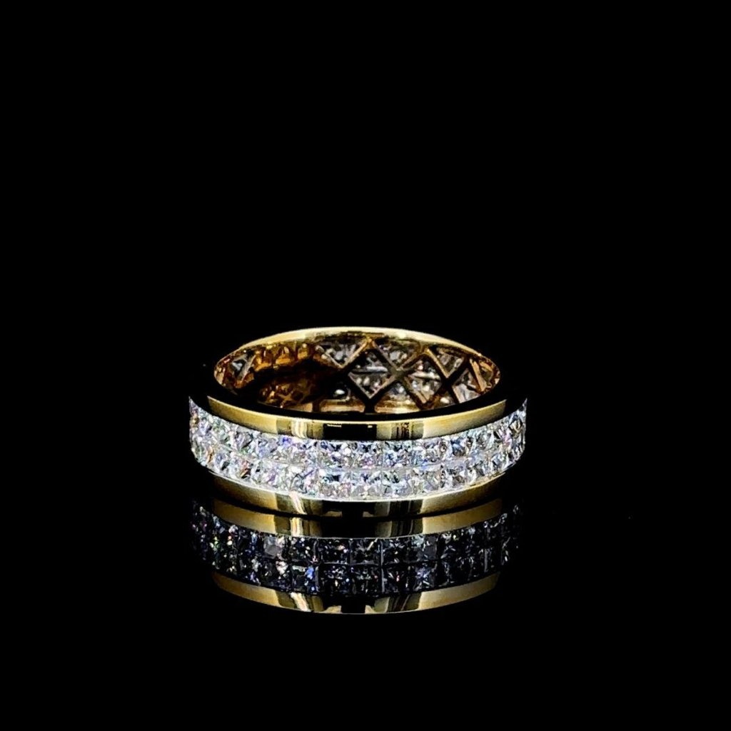 Beautiful Channel Setting Princess Ring