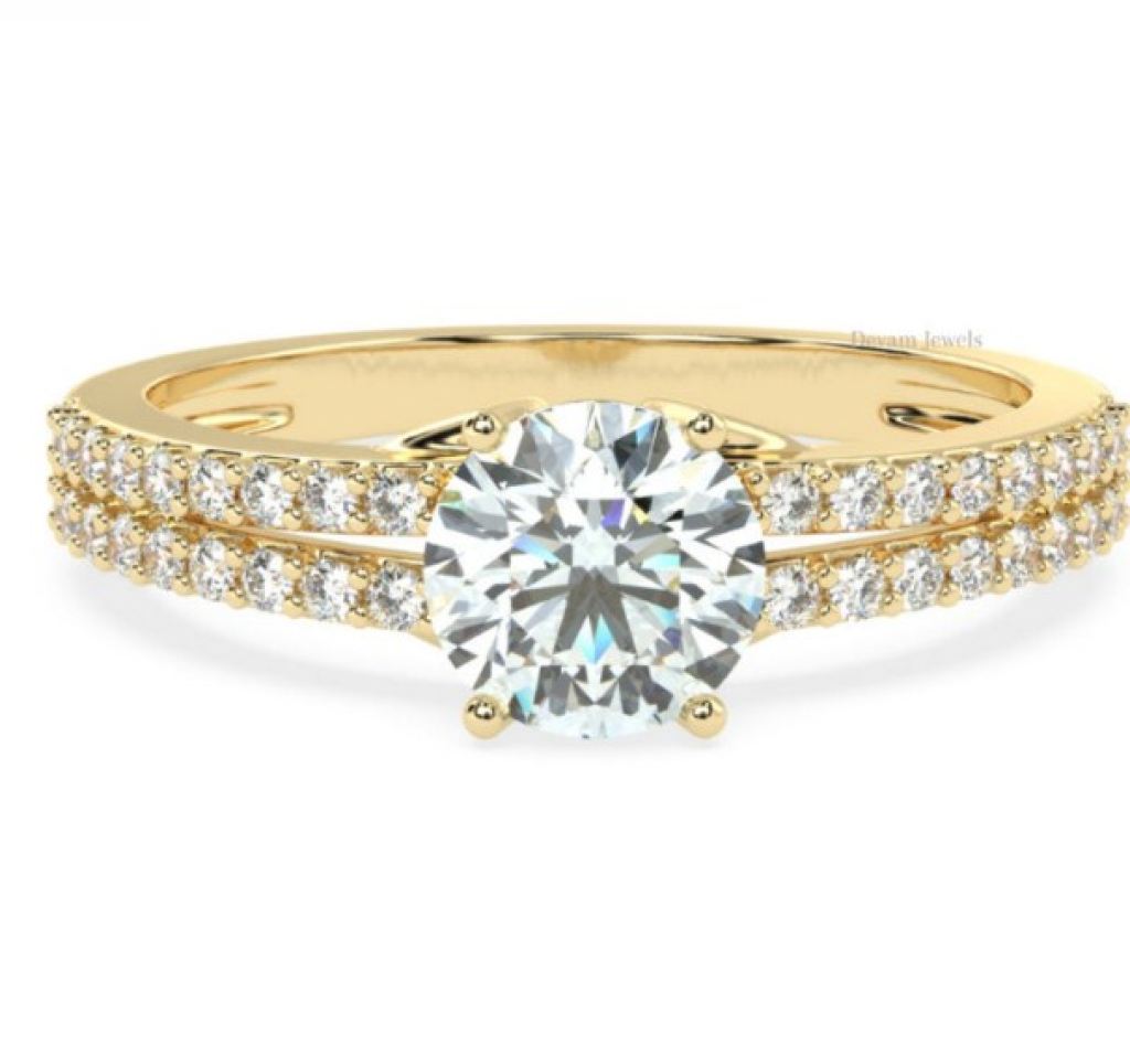 Trendy Engagement Wedding Ring