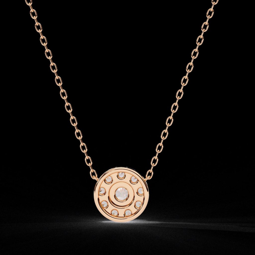 Beautiful Round Diamond Pendant