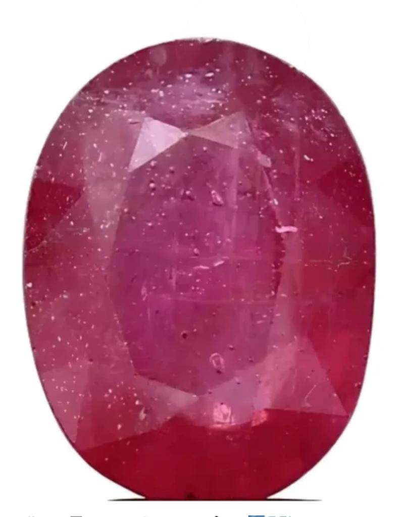 4.2 Carat Heat-Treated Natural Ruby with Vivid Crimson Hue