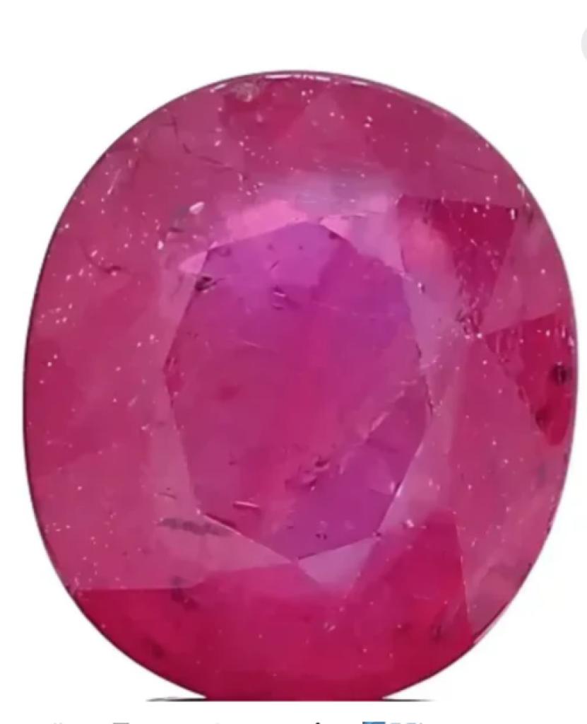 4.46 Carat Heat-Treated Bangkok Ruby – Vivid Crimson Gemstone
