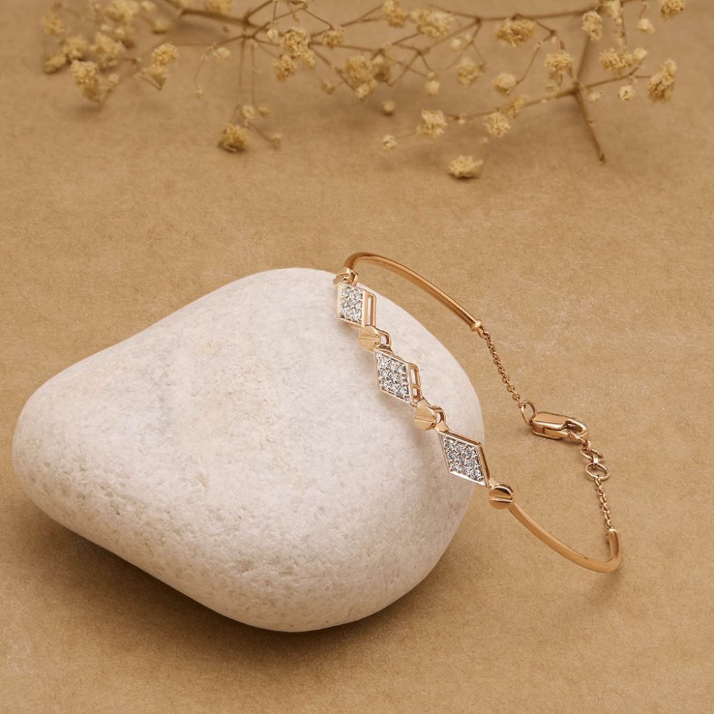 Rose Gold and Diamond Bracelet