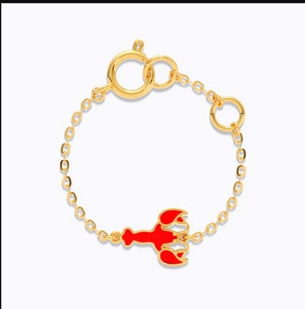 Friends Lobster Gold Watch Charm