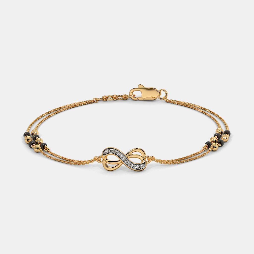 The Leesha Infinity Mangalsutra Bracelet