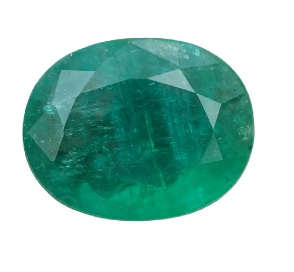 Zambian Forest Green Oval Gemstone